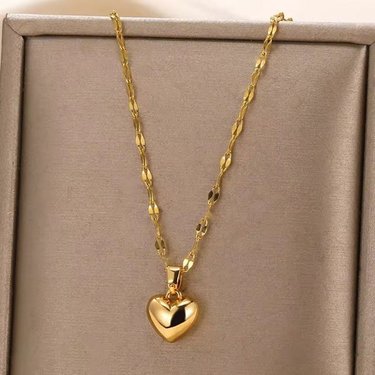 Golden Heart Pendant