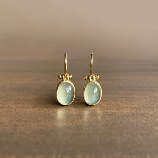 Lunar Green Earrings