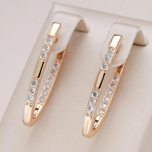Elegant Zircon Earrings