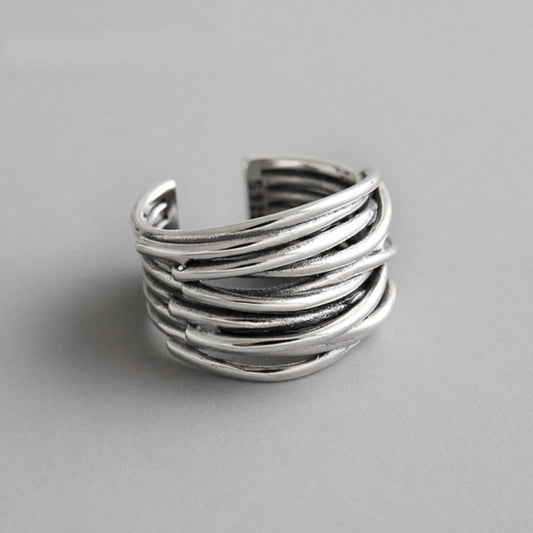 Silver Adjustable Ring