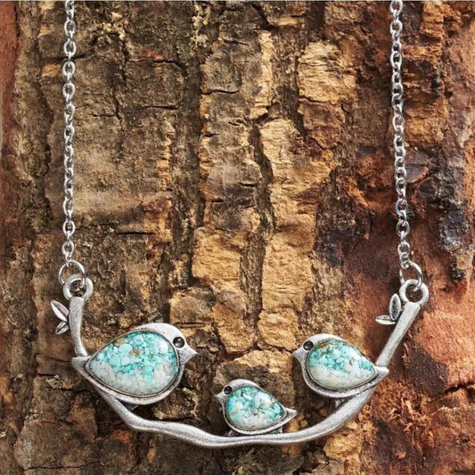 Silver Bird Necklace
