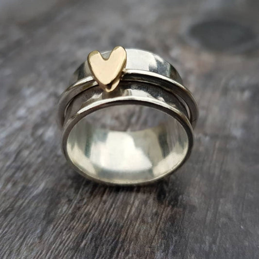 Golden Heart Ring