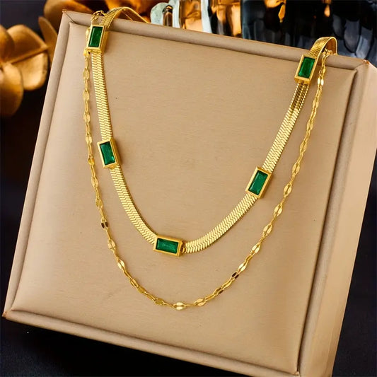 Golden Layered Necklace