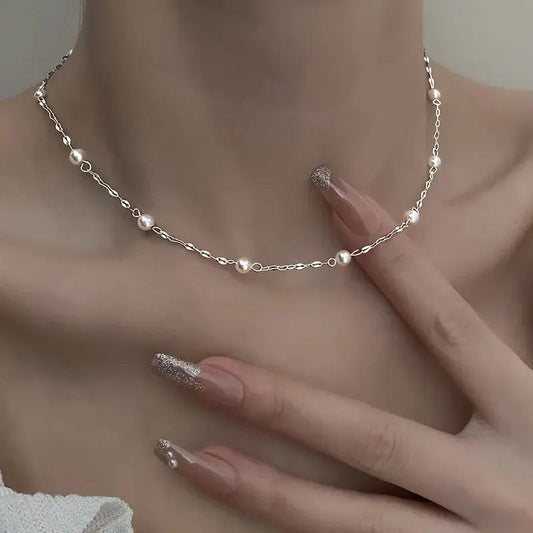 Radiant Pearl Necklace