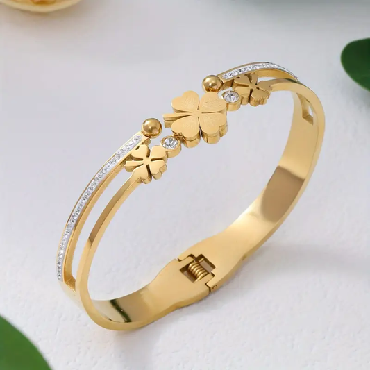 Clover Gold Bracelet