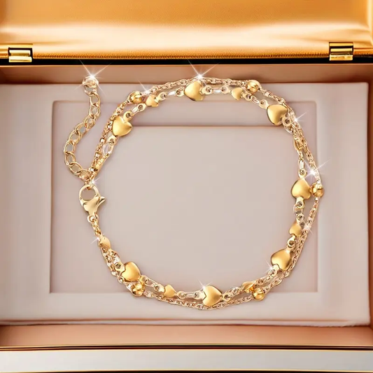 Golden Heart Bracelet