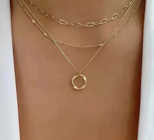 Layered Gold Necklace